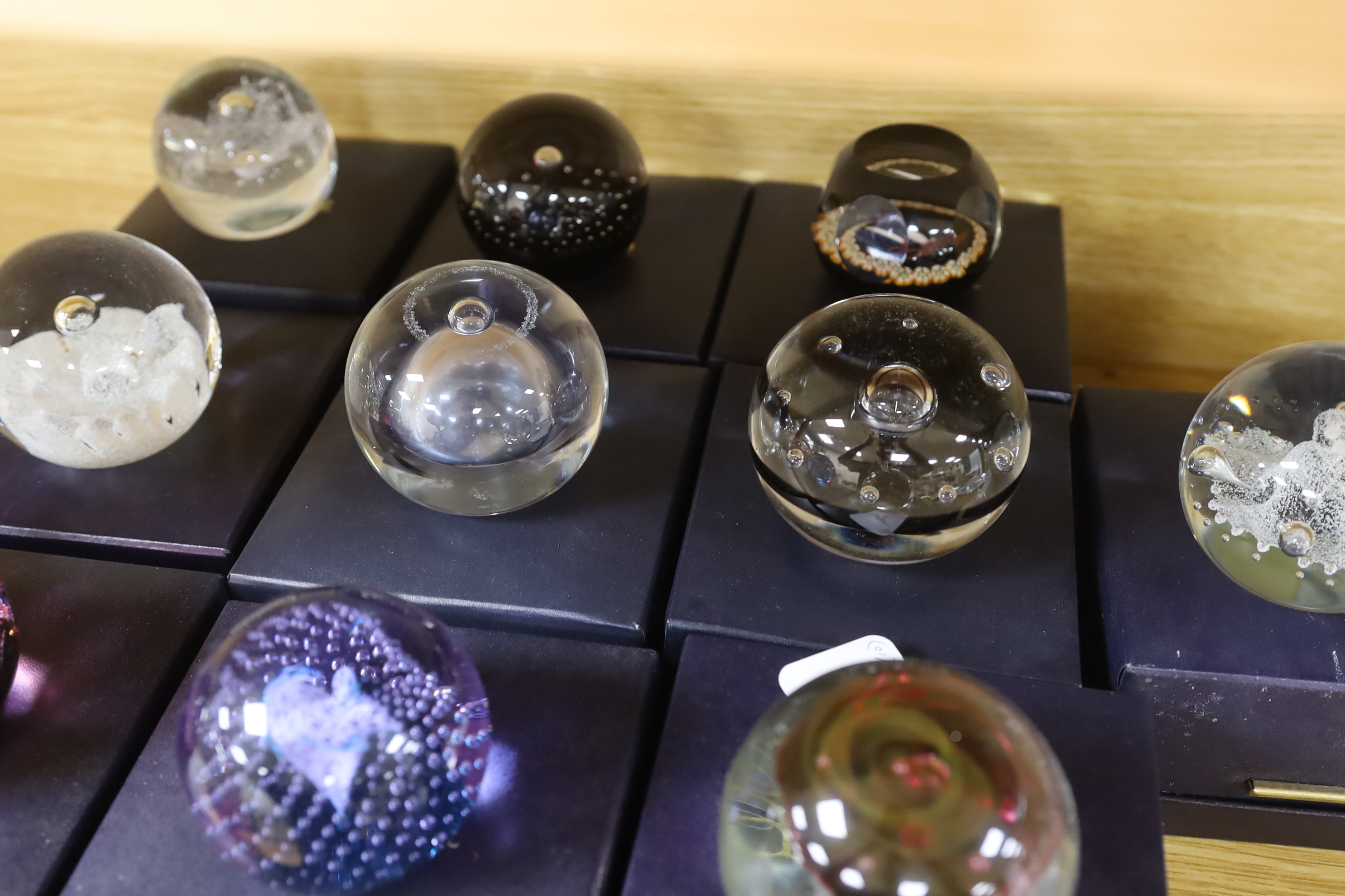 Ten Caithness paperweights, boxed, one limited edition